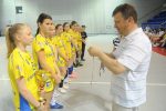 Žiačky na záver s výhrou a prehrou s Drábovou Košice (35/127)