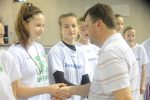 Žiačky na záver s výhrou a prehrou s Drábovou Košice (82/127)