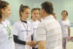 Žiačky na záver s výhrou a prehrou s Drábovou Košice (84/127)