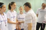 Žiačky na záver s výhrou a prehrou s Drábovou Košice (88/127)