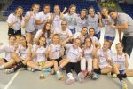 Žiačky na záver s výhrou a prehrou s Drábovou Košice (96/127)